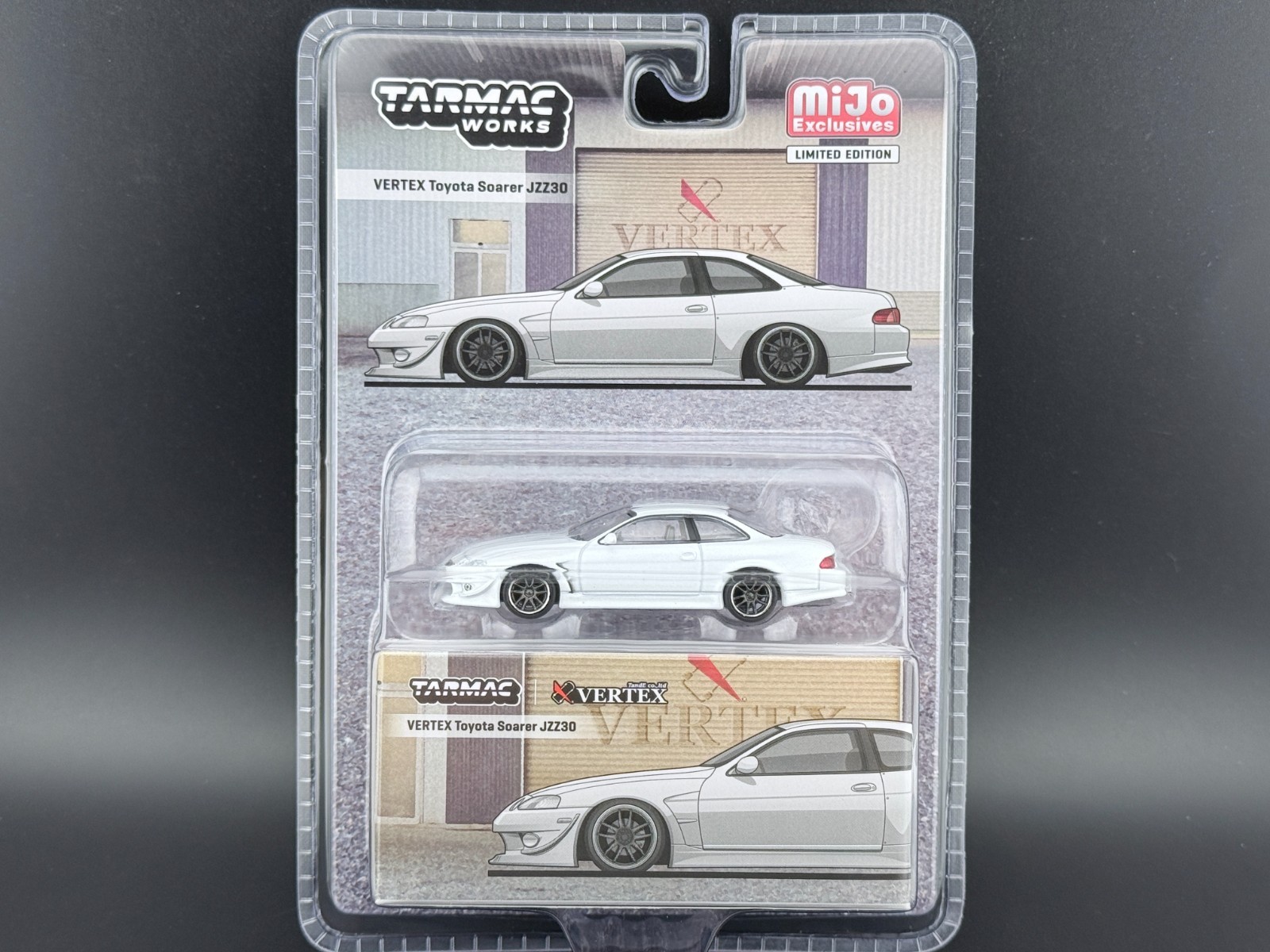Tarmac Works VERTEX Toyota Soarer JZZ30 White Global64 1/64