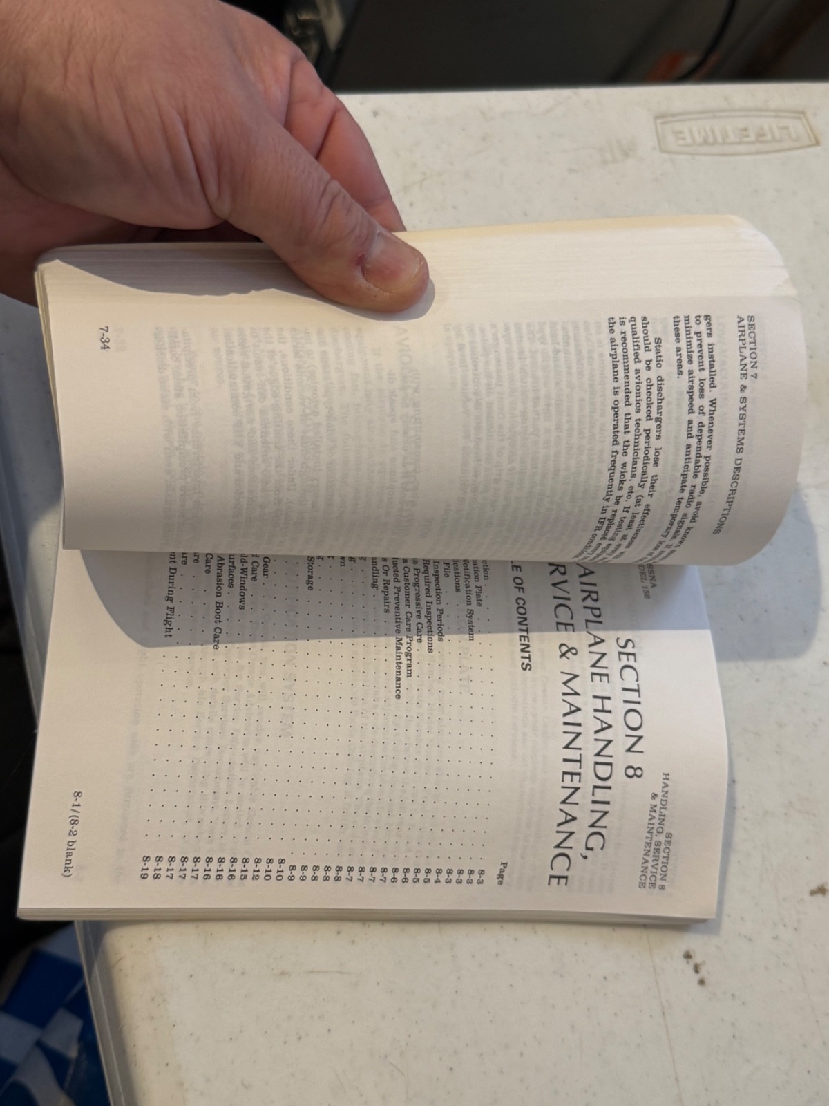 Vintage 1983 Cessna Model 152 Information Manual