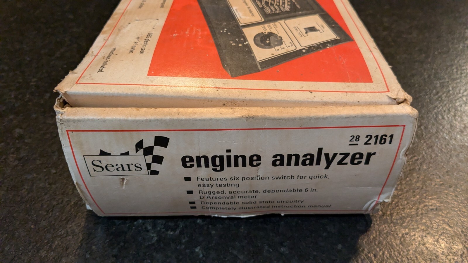 Sears Engine Analyzer Model 2161 (28-2161) 12 Volt Ignition 4~6~8 Cylinders