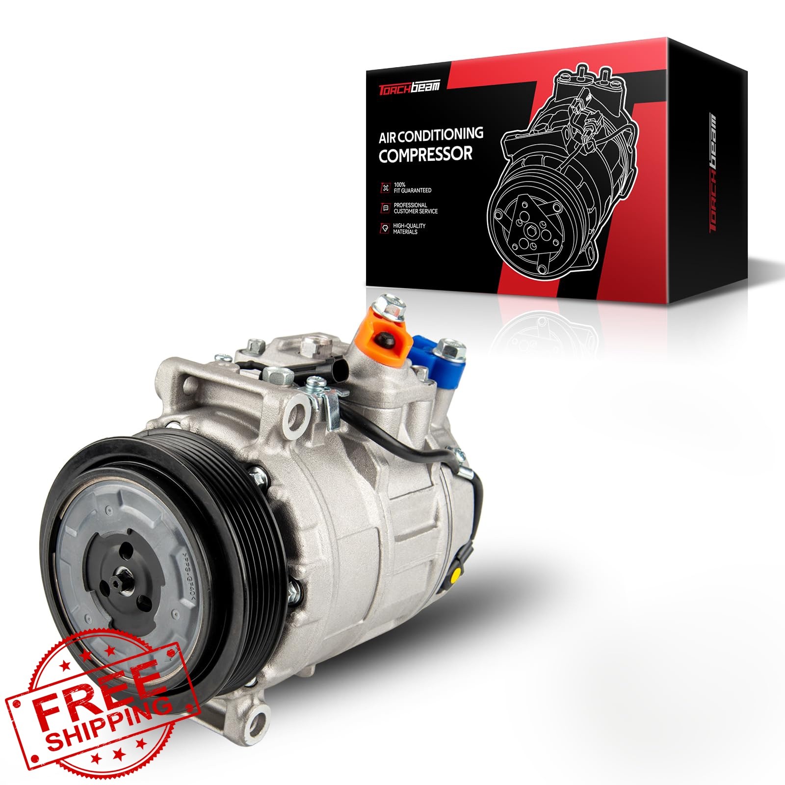 Torchbeam A/C Compressor with Clutch Fit for Mercedes-Benz ML350 2006-2011 3....