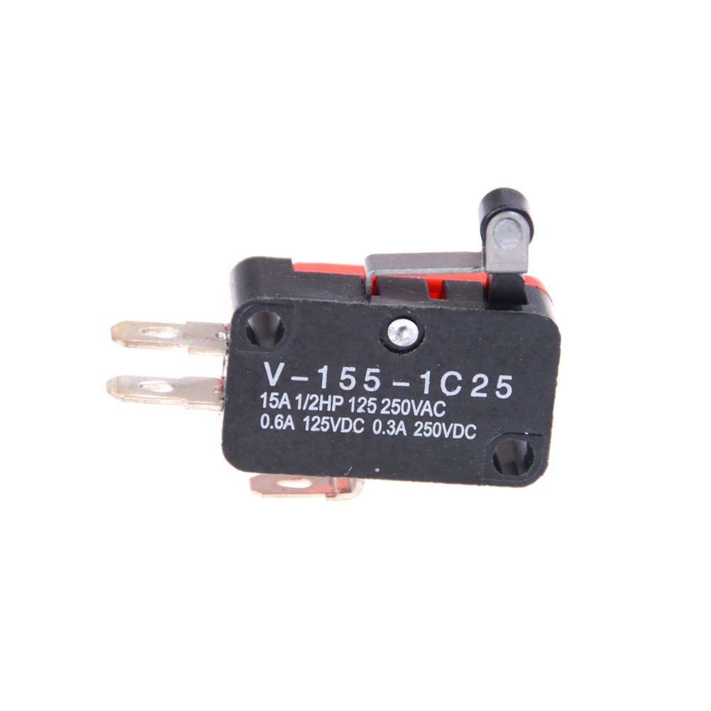 5Pcs SPDT V-155-1C25 Short Hinge Roller Lever Control Limit Micro Switch I1 GA