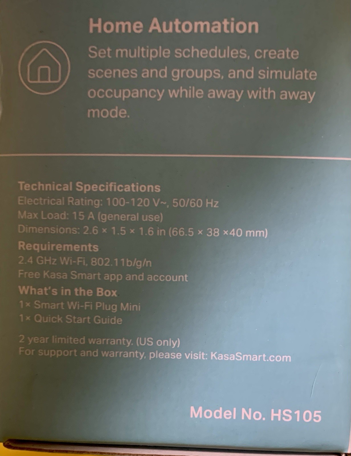 TP-LINK Mini Smart Indoor Wi-Fi Plug HS105