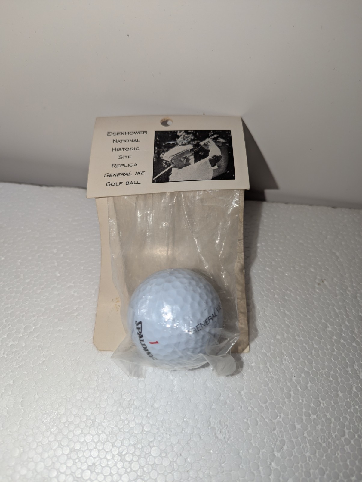 General Ike Dwight D Eisenhower Historical Site Souvenir Monogram Golf Ball