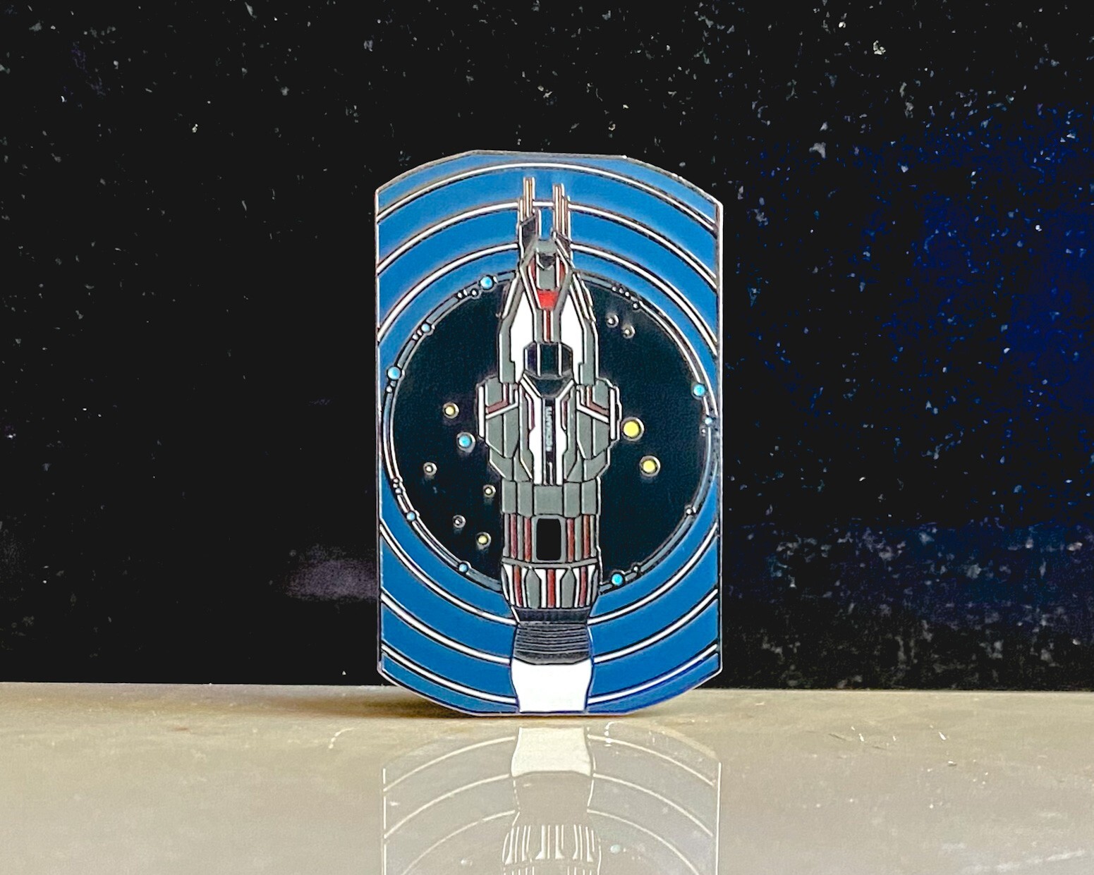 Space Rocinante TV Enamel Pin