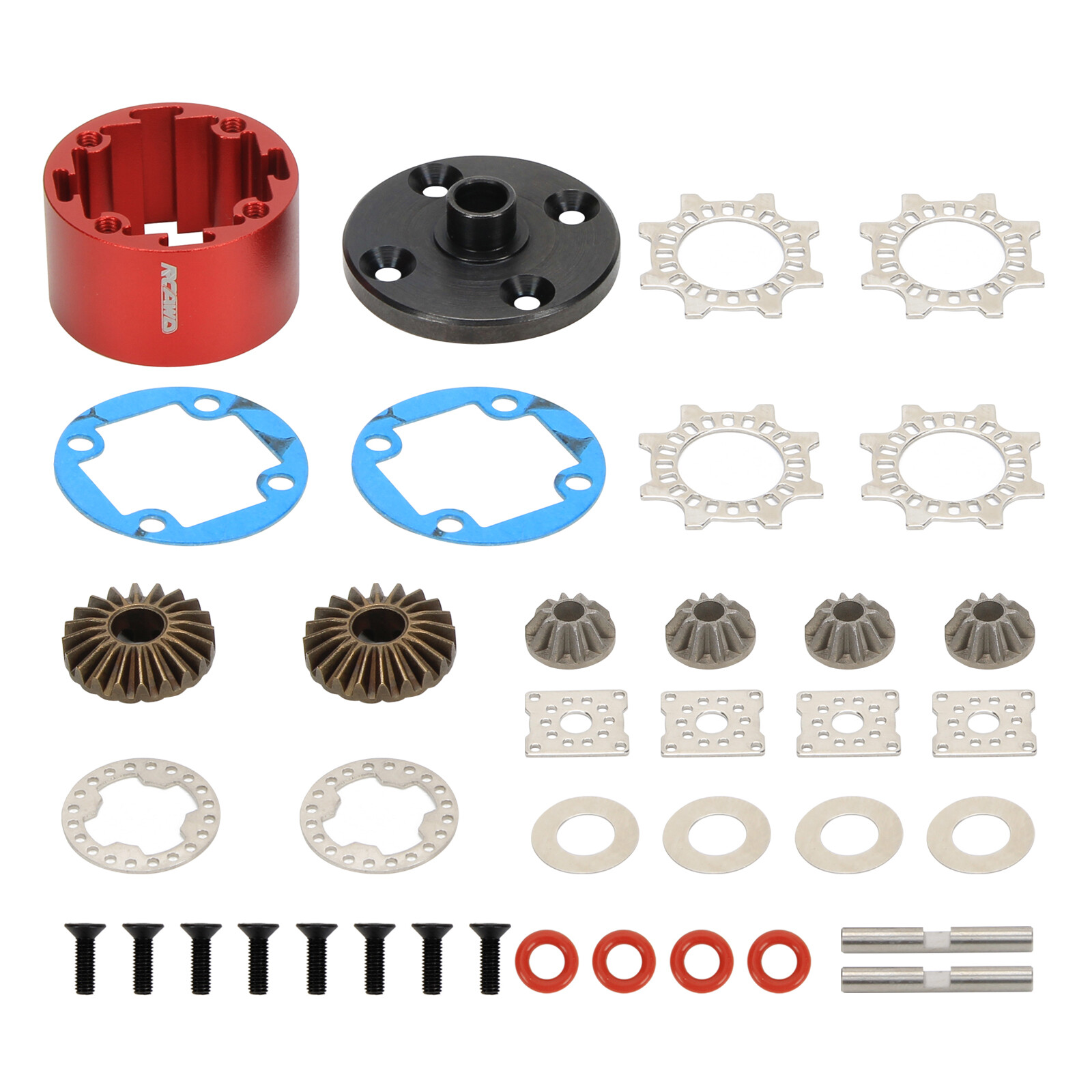 RCAWD Differential Case Cover with Gears for Arrma 1/8 OUTCAST Mojave Talion EXB