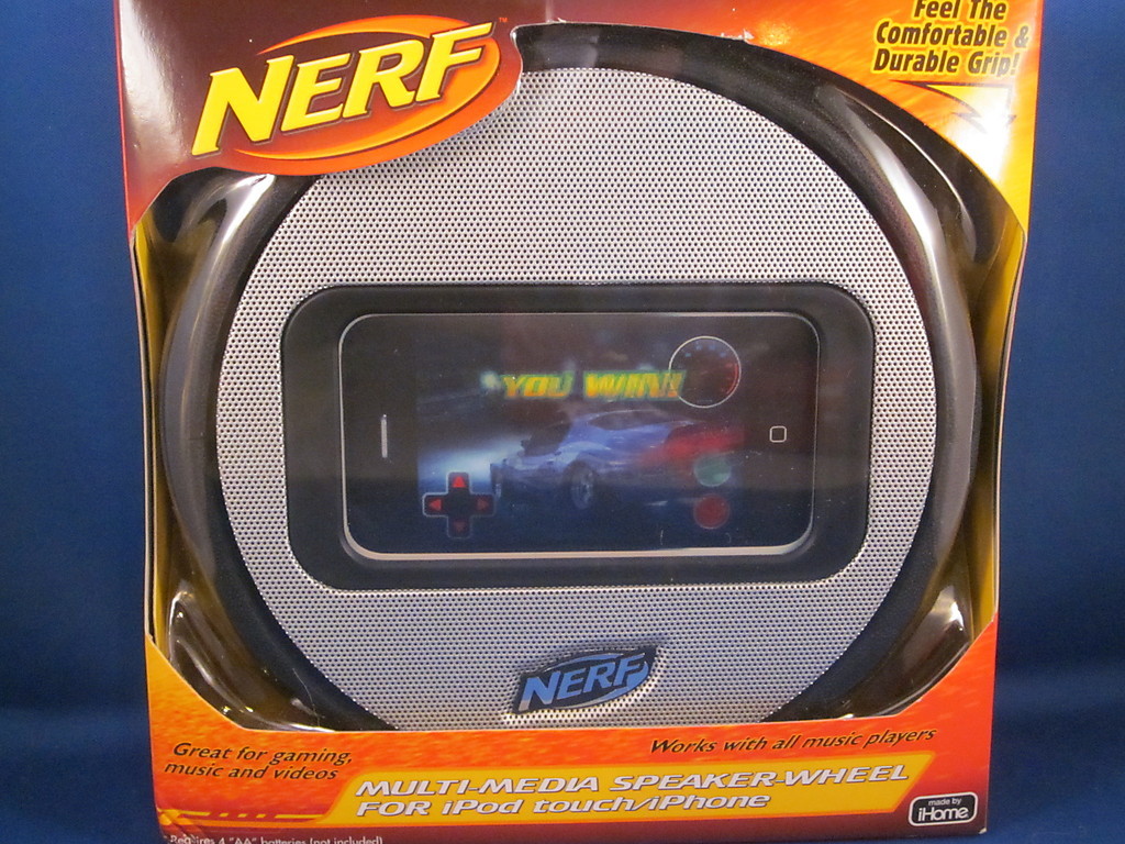 Nerf Multi-Media Speaker-Wheel for iPod touch/iPhone