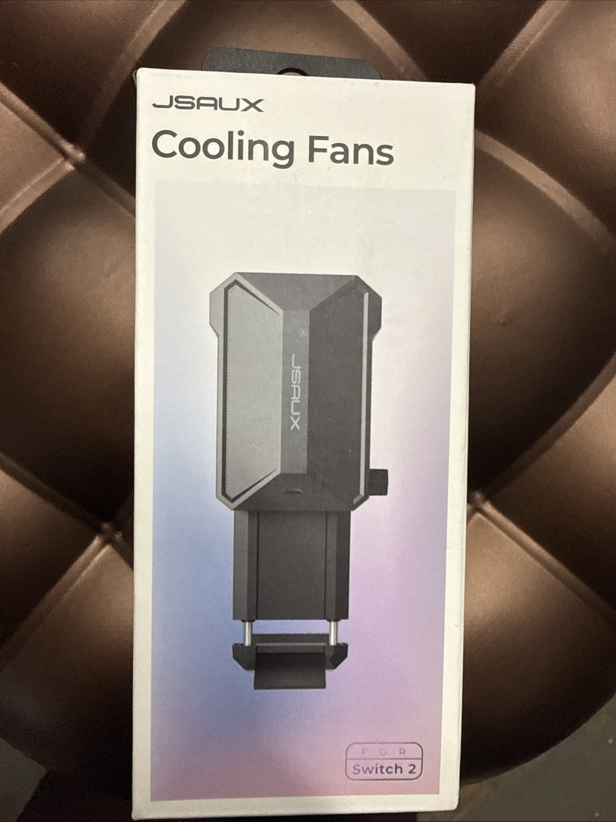 JSAUX Cooling Fan for Nintendo Switch 2 Adjustable Fan Speed in Black GP0201A