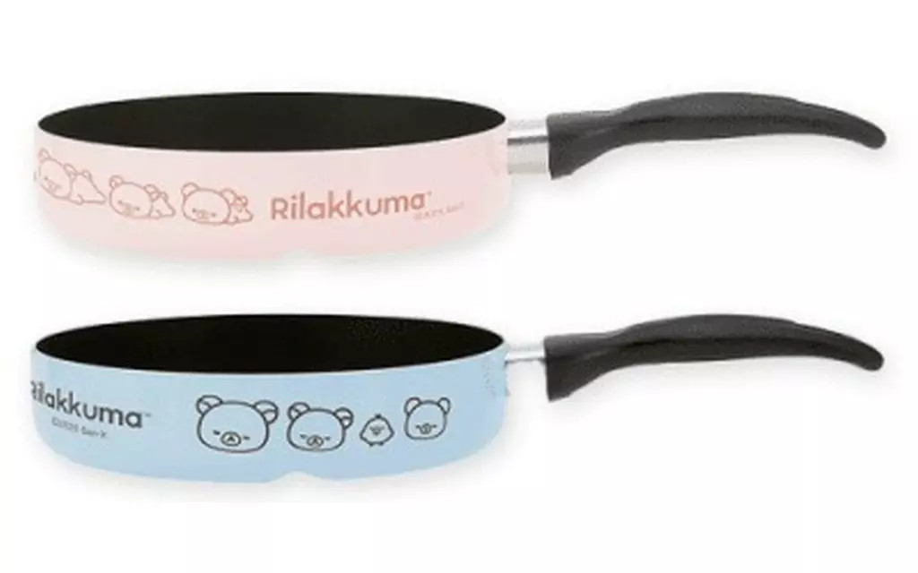 Rilakkuma Triple Frying Pan Set 2pcs Pink Blue NEW Basic 13in SS15646