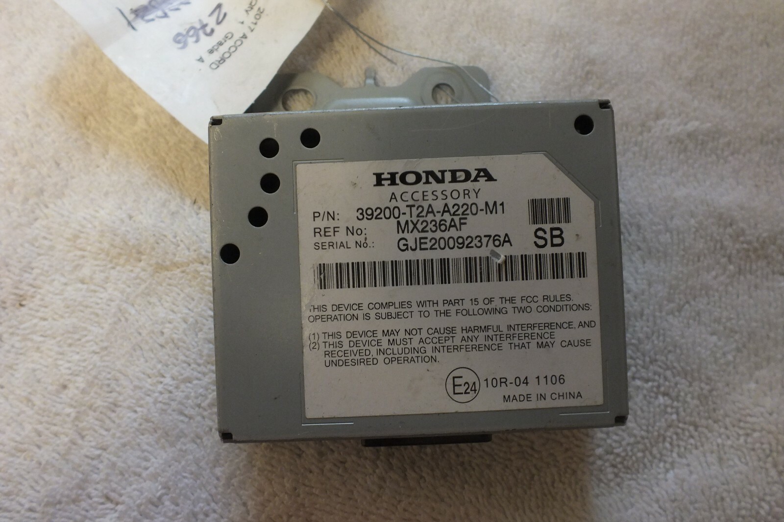 13 14 15 16 17 Honda Accord Antenna Control Module 39200-T2A-A220-M1 OEM 2766