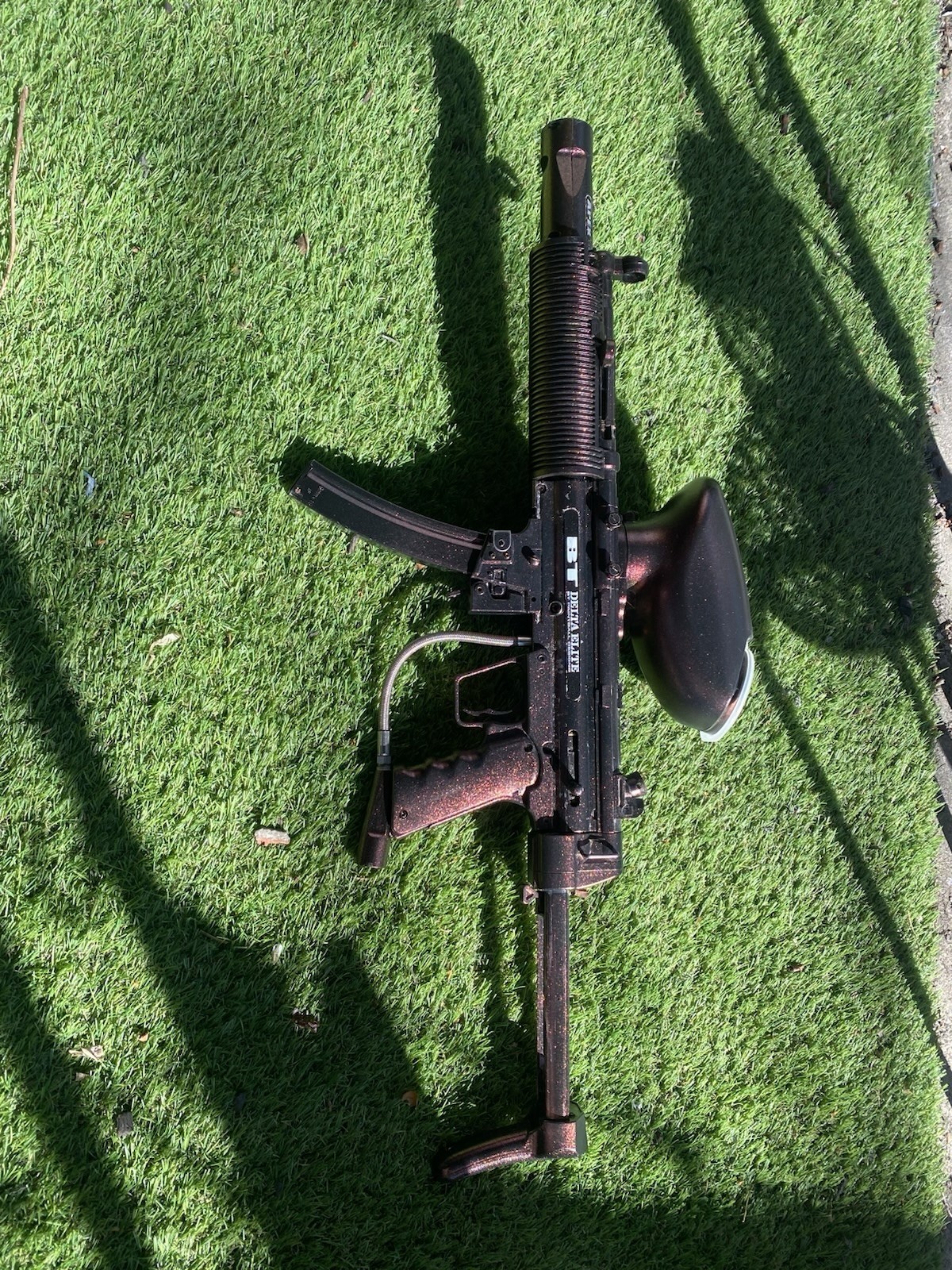 BT Omega Mechanical Paintball Marker Black with Hopper – Paintball Gun BT Omega
