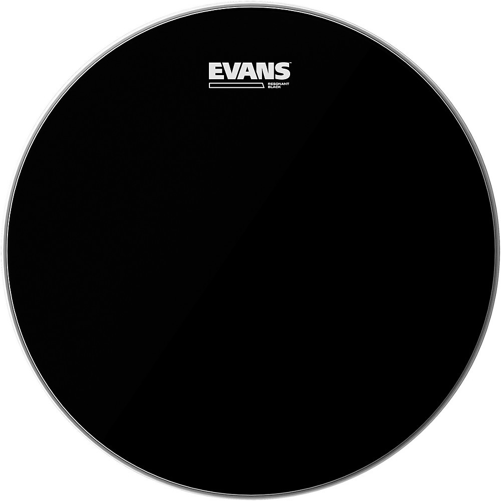 Evans Resonant Black Tom Drumhead  14 in.