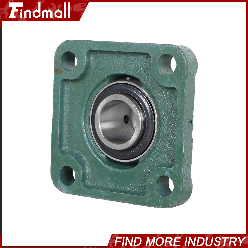 4 PCS UCF205-16 Solid Base Pillow Block Flange Bearing 1" Bore 4 Bolt