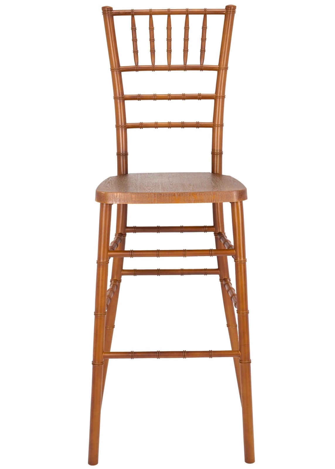 Chestnut WoodGrain™ Resin Chiavari Barstool by Chivari