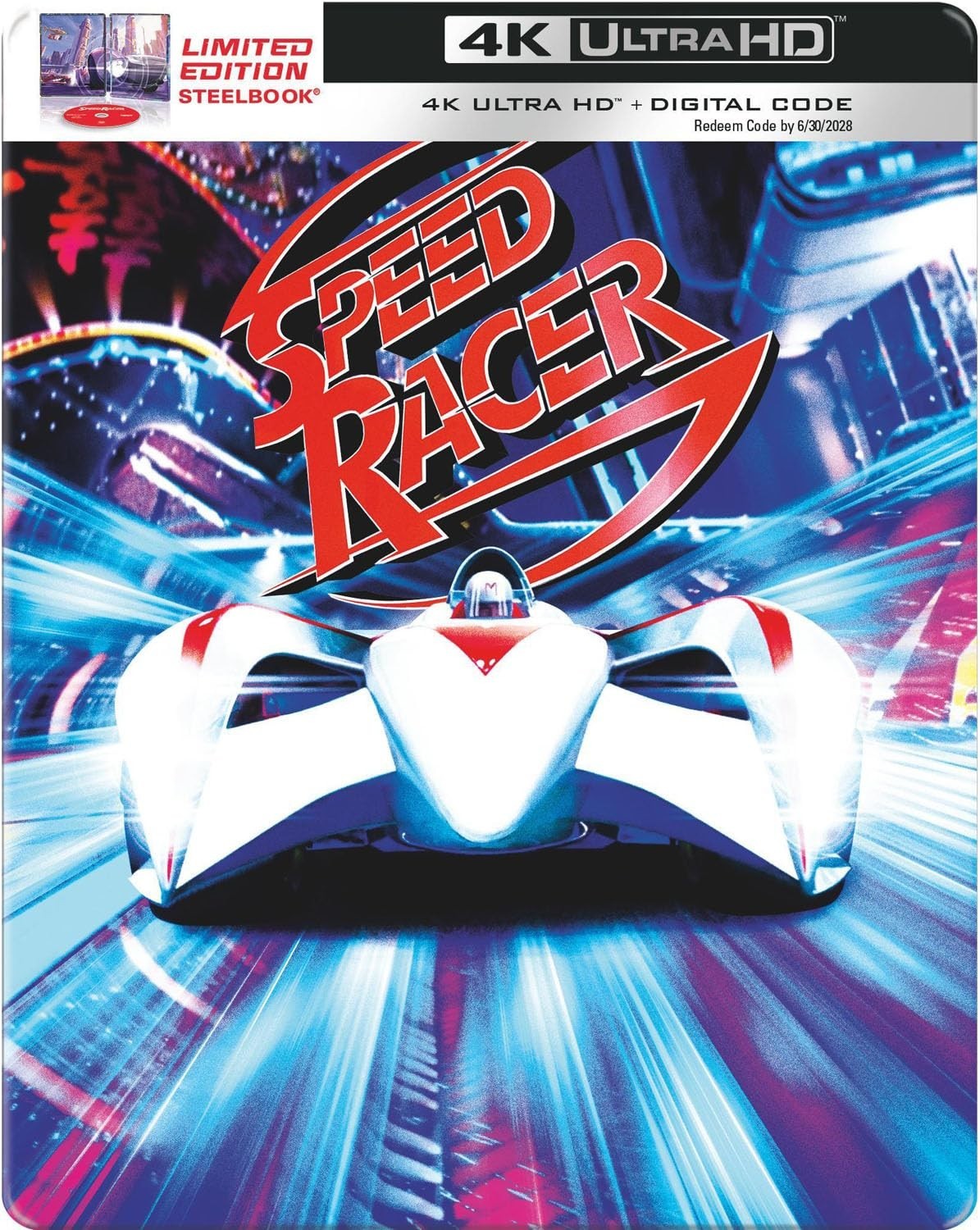 SPEED RACER LIMITED EDITION STEELBOOK 4K ULTRA HD + DIGITAL PRE-SALE 5/19/26