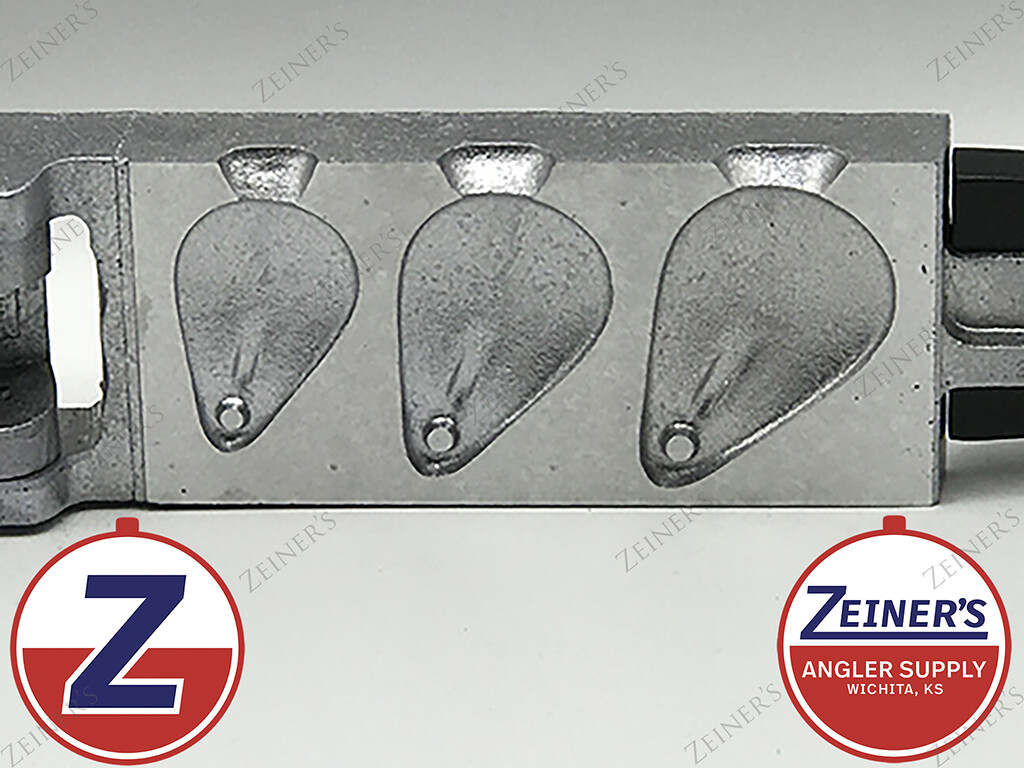 1124 New Do It No Snag Sinker Mold - 3 sizes 1, 1/2, 2 oz