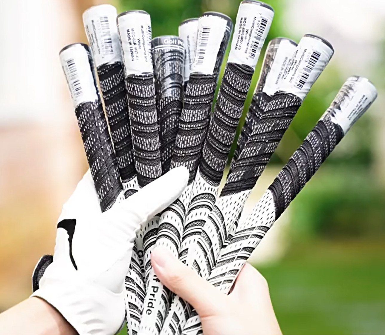 13Pcs MCC New Decade Multi Compound Golf Grip Midsize Golf Club Grips White