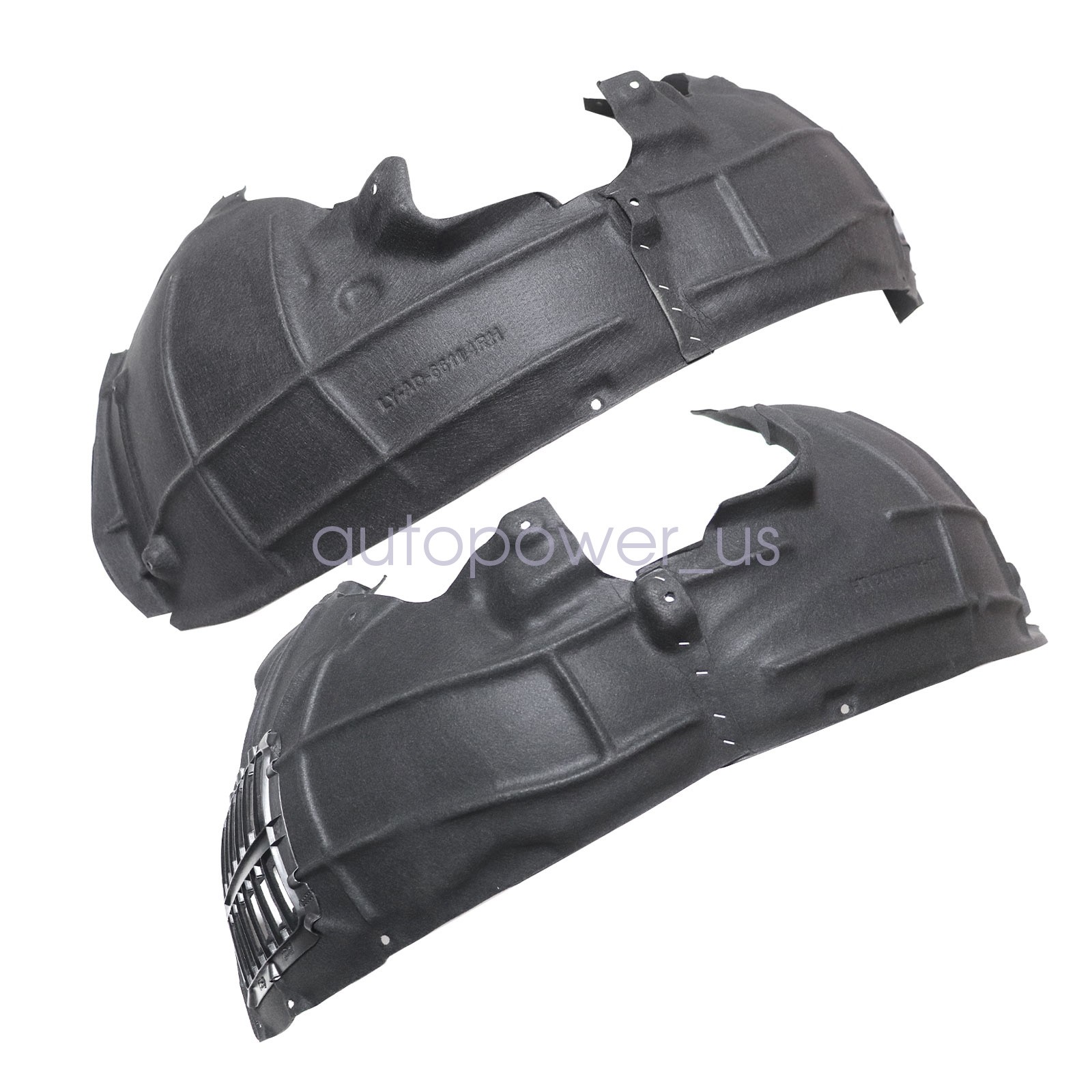 For Audi Q5 2018 2019-22 2023 2Pcs Front Left & Right Fender Liner Set Black New
