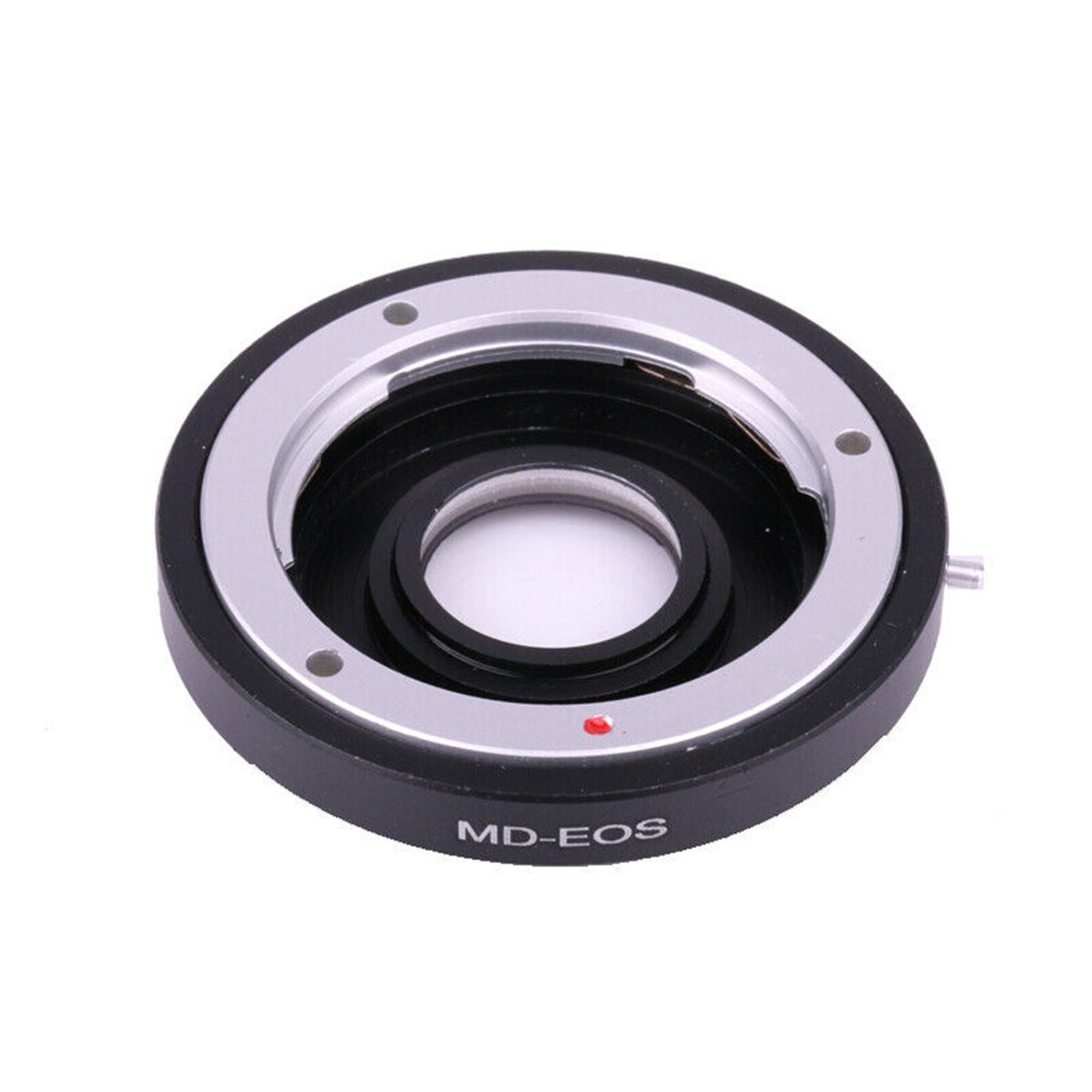 MD-EOS Camera Mount Adapter+Cap For Minolta MD MC Lens to For Canon EOS EF