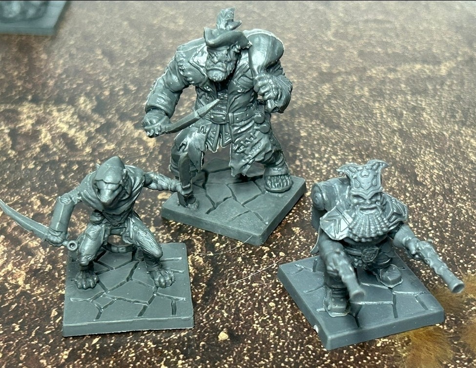 D&D Roleplay And Tabletop Charecter Collection Assembled & Unpainted