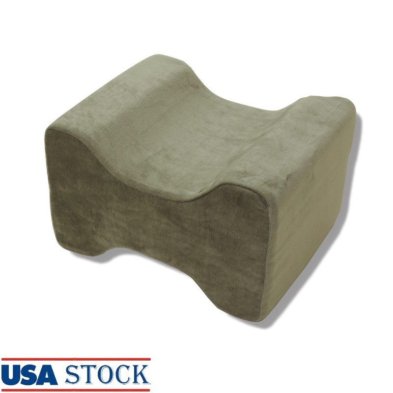 Knee Hip Alignment Memory Foam Leg Pillow Side Sleepers W/ Removable Cover New
