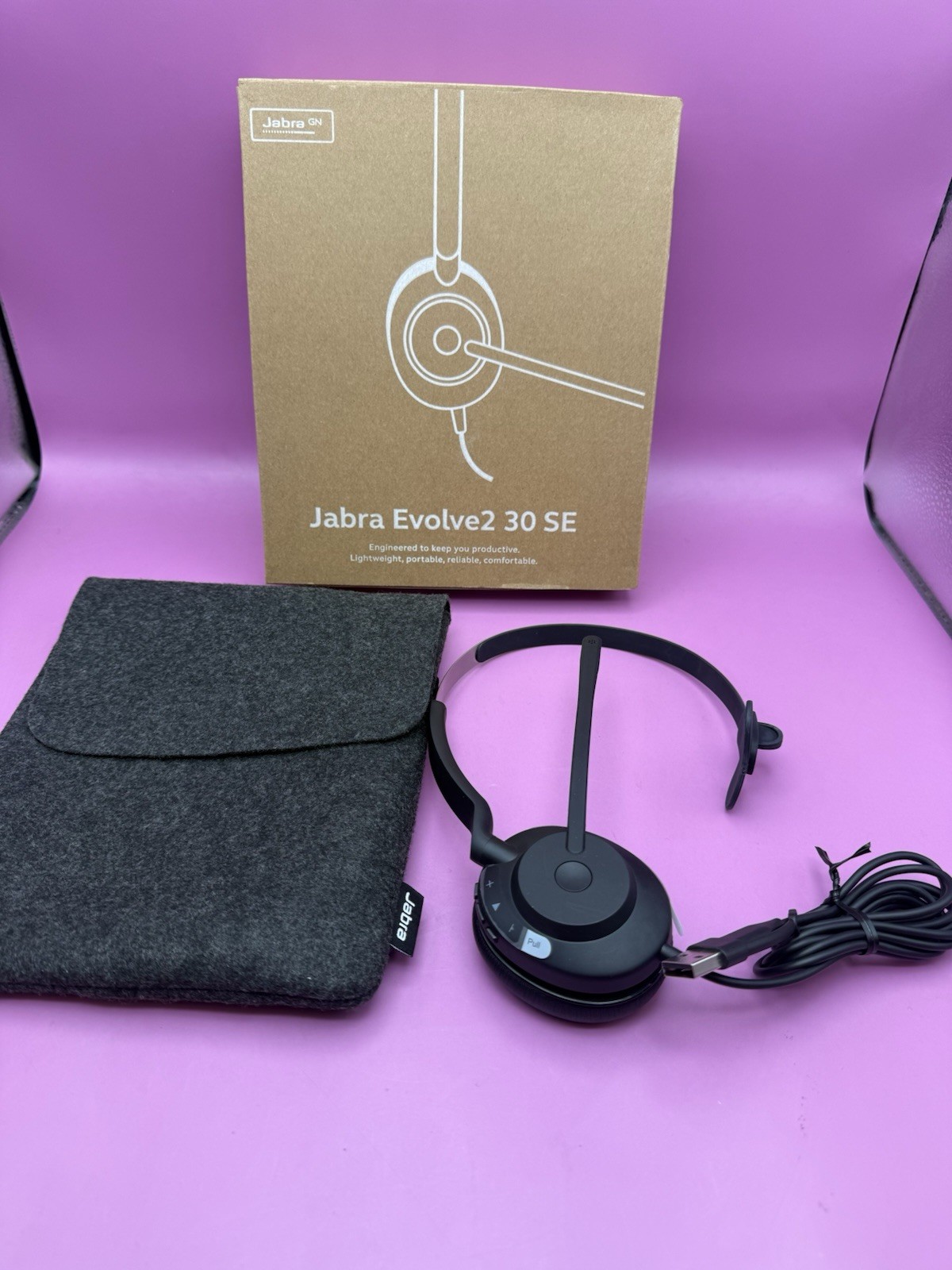 Jabra Evolve2 30 SE (2025 Version) Wired Single-Ear Headset with Microphone