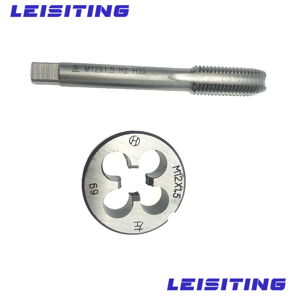 New M12 x 1.5mm Tap & M12 x 1.5mm Die Metric Thread Left Hand High Speed Steel