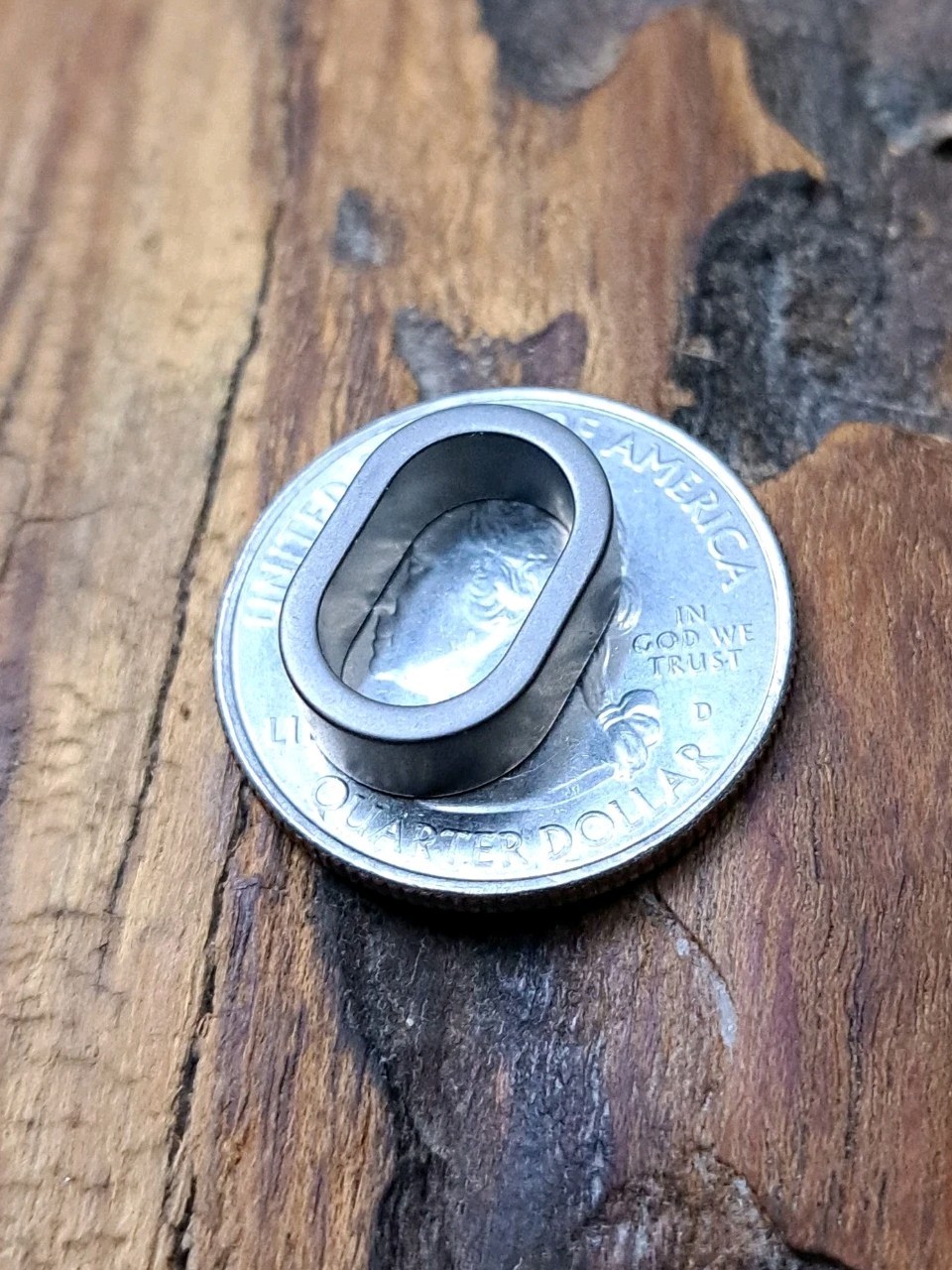 Small Titanium Keychain Connecting Buckle