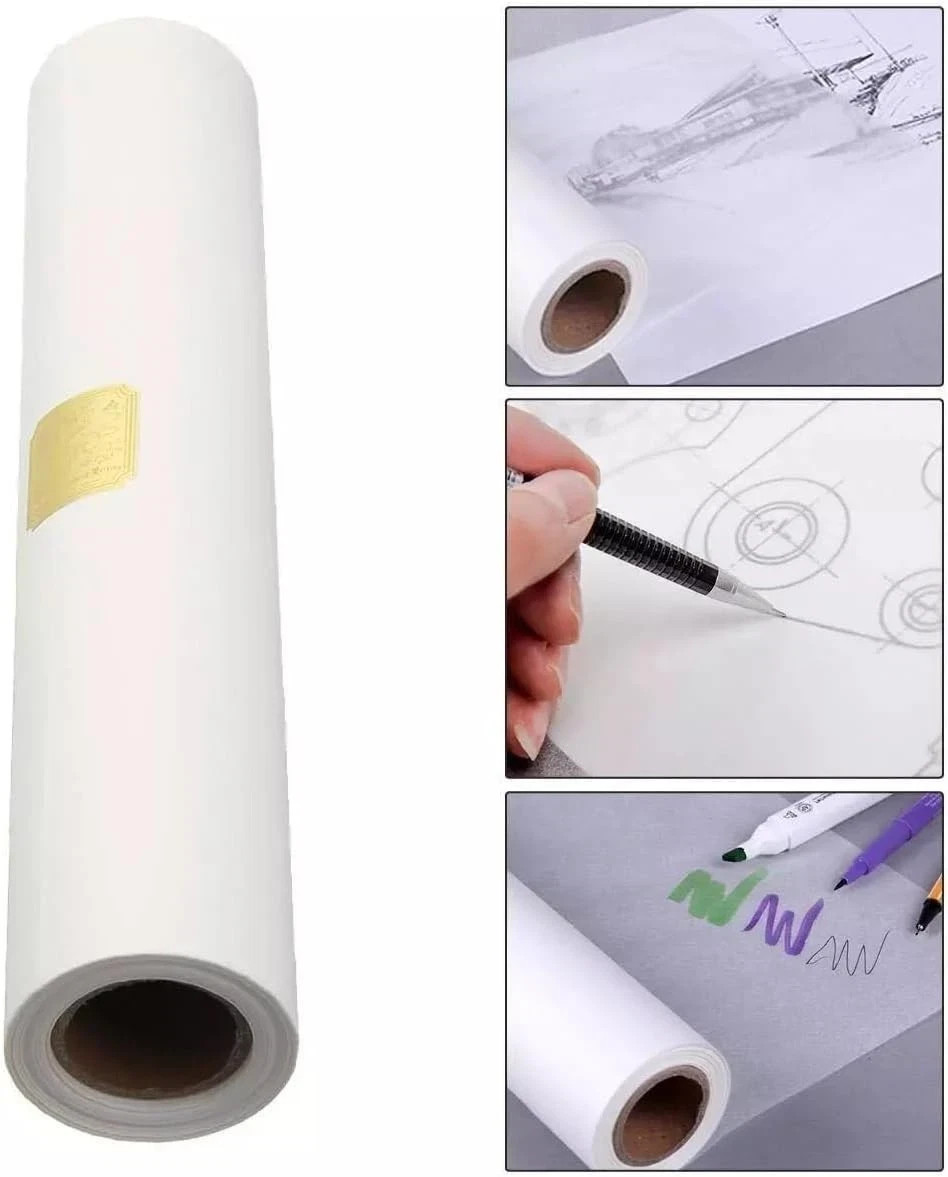 Tracing Paper Roll 25 Metres – 63/93/115gsm | 2" Core | Art, Drafting, Sewing