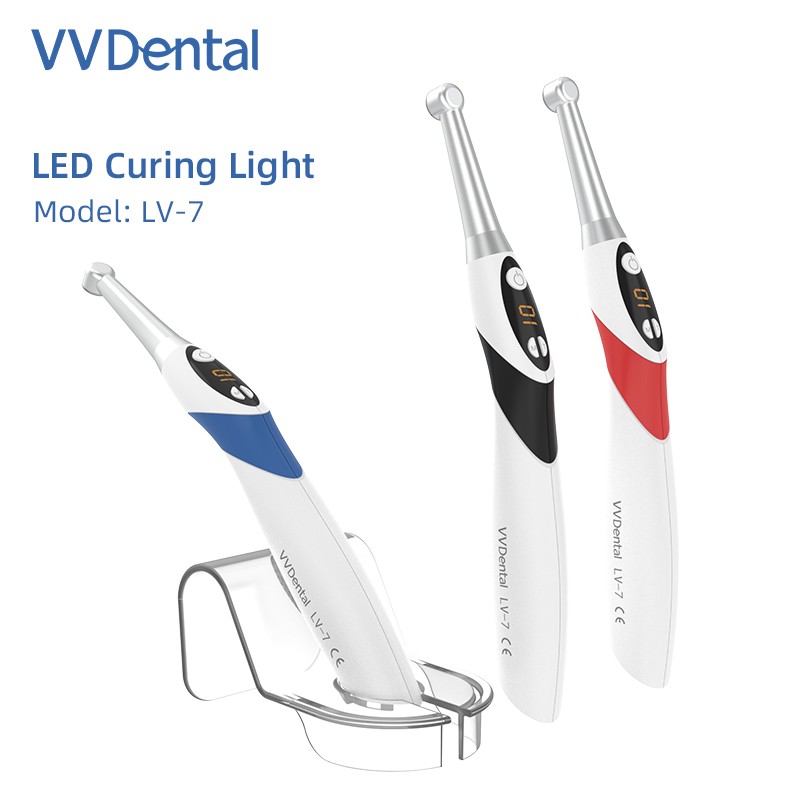 High Power 2200mW/cm² Dental LED Curing Light 1S Resin Photopolymerizer Portable