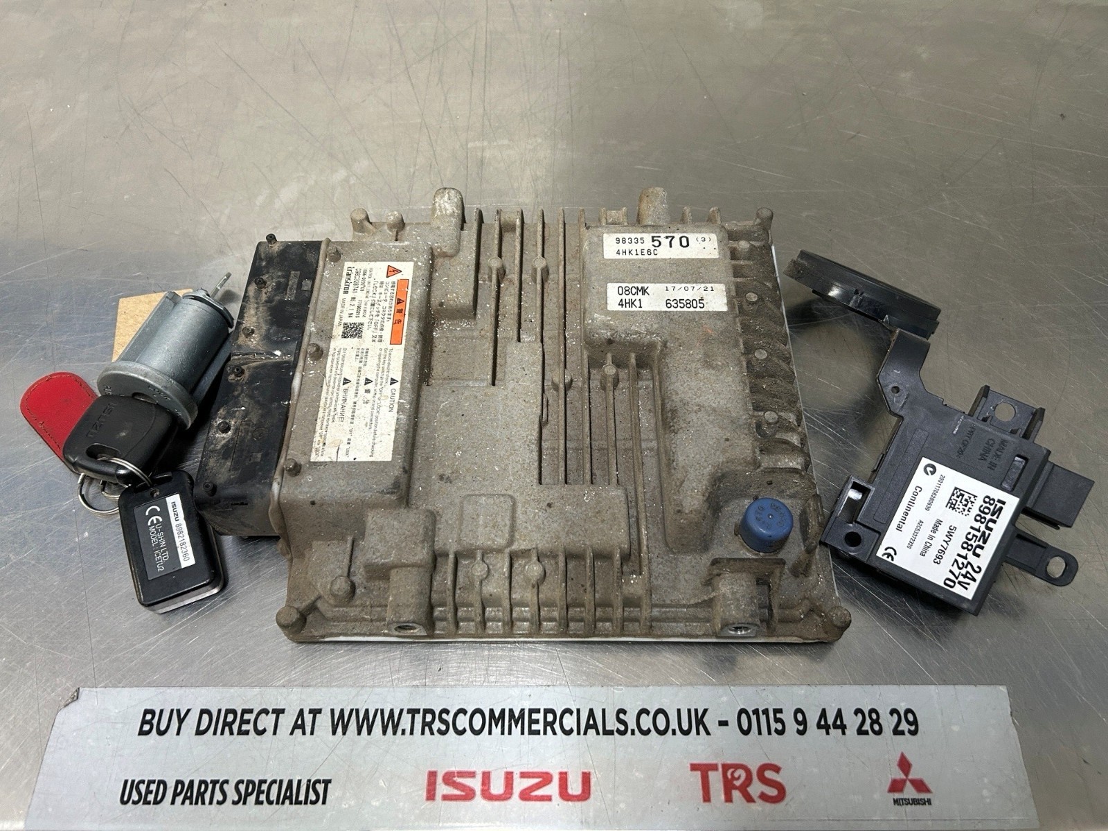 Used Isuzu Truck 4HK1 Euro 6 ECU, Transponder & Keys 8983355703