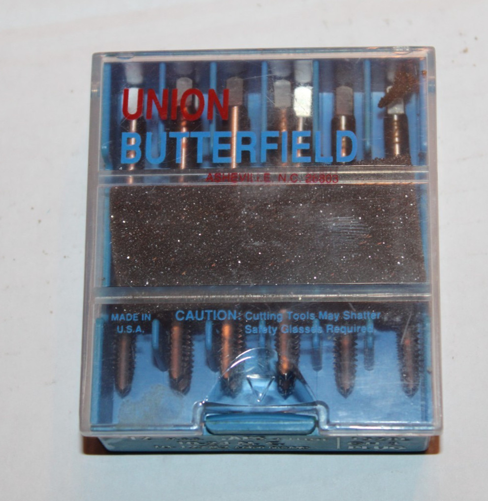 Union Butterfield 1012783 LH PLUG FLUTE HAND TAP 10-24 NC  - QTY OF 9 - NEW