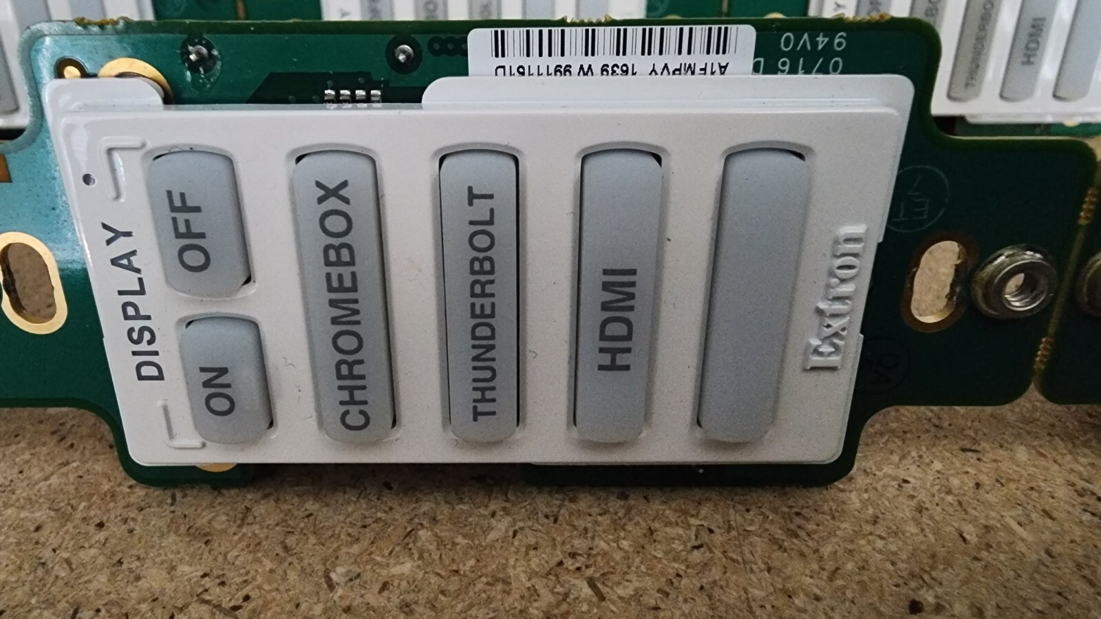 Extron 6 Button E-Bus Keypad (EBP 106P D)