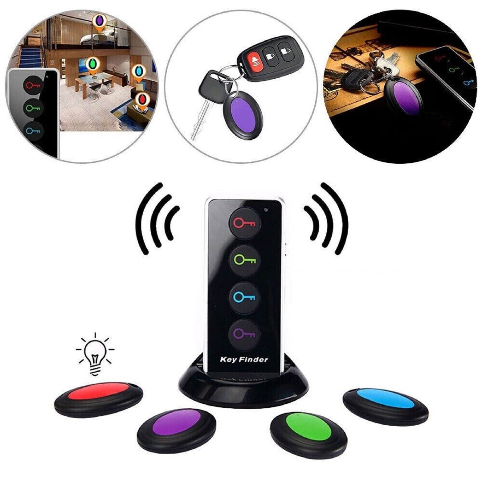 Wireless Key Finder RF Locator Pet Tracker Wallet Tracker Finder Remote Control