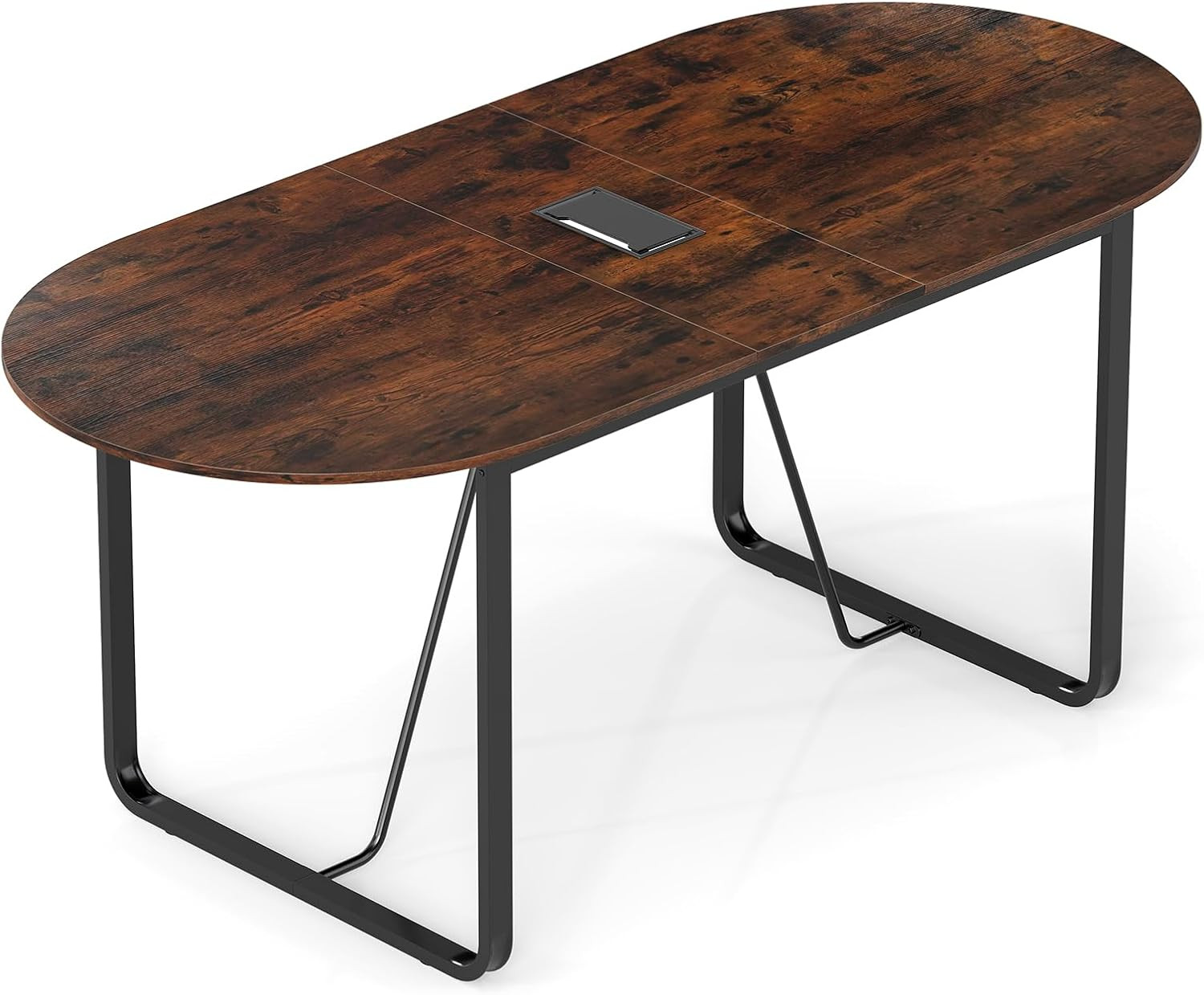 71 In Oval Conference Table Large Meeting Seminar Desk Boardroom Office Furnitur