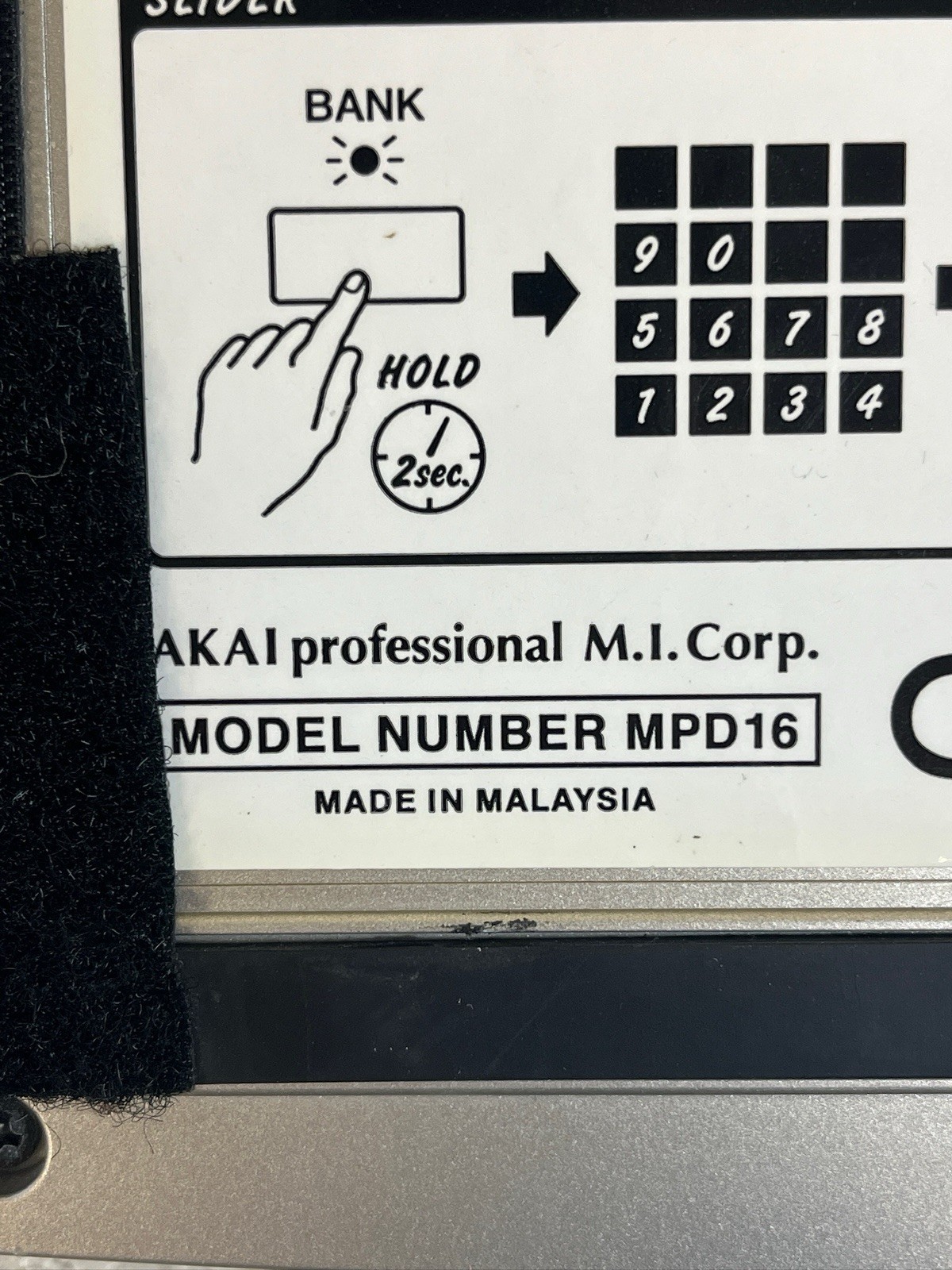 Akai Professional MPD16 USB/MIDI Pad Controller for Windows & Macintosh Tested