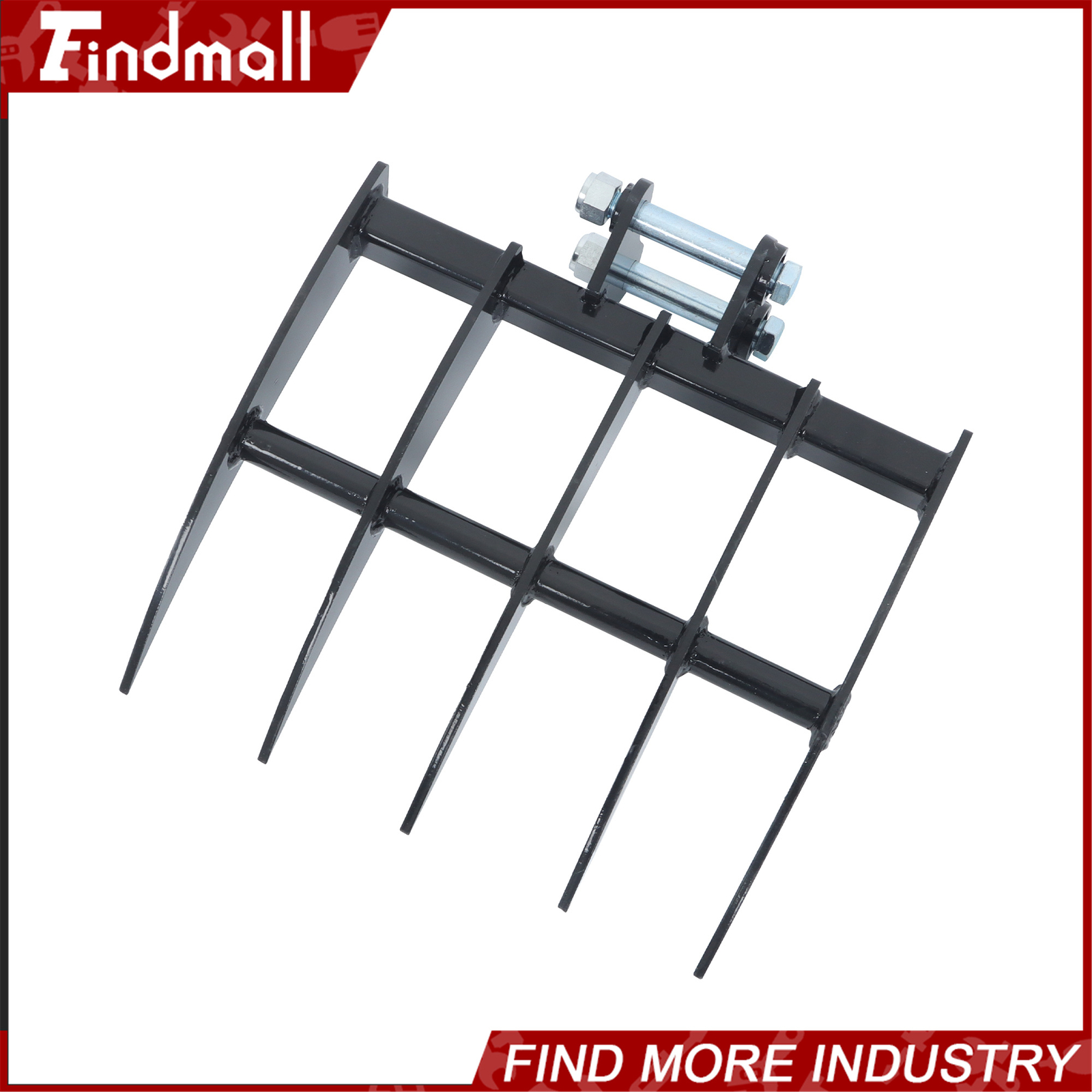 For One Ton to 1.5Ton Mini Excavator Small Digger Rake Attachments