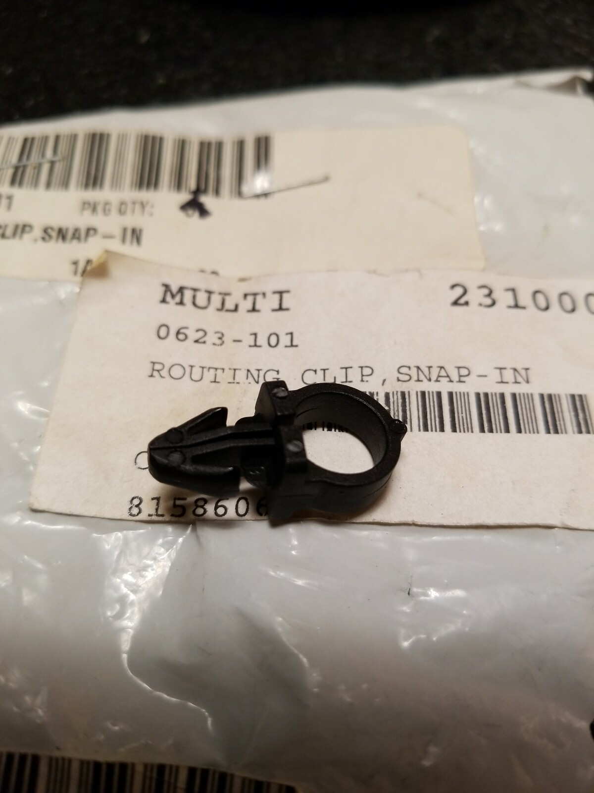 Arctic Cat Snowmobile Routing Clip, Snap-In 0623-101 Nos Oem