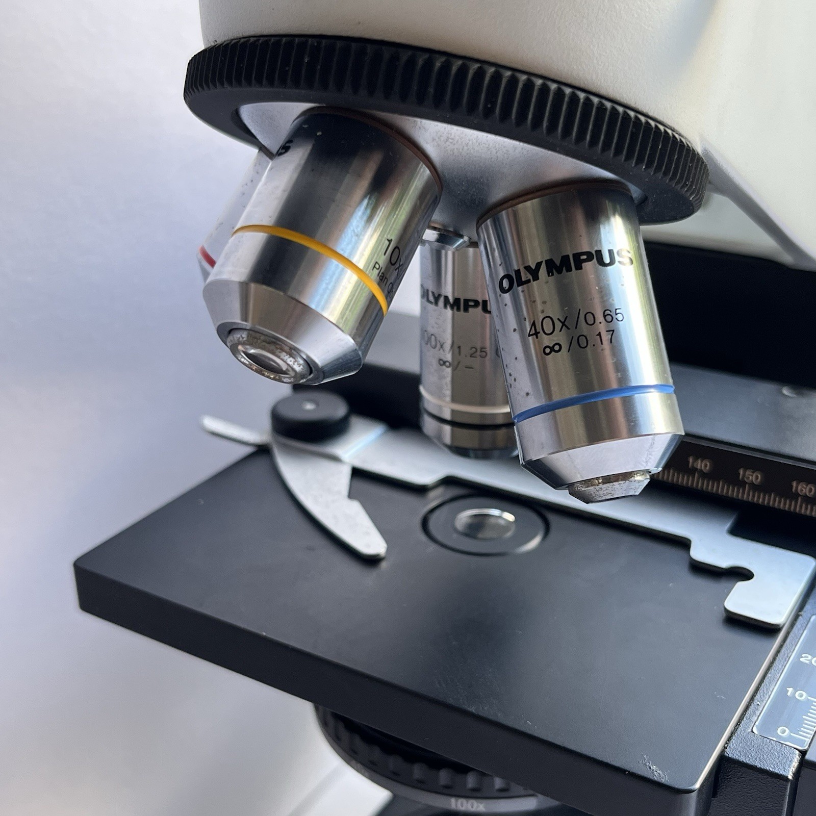OLYMPUS CX21 CX21FS1 Binocular Microscope Plan x4 x10 x40 x100 Objectives