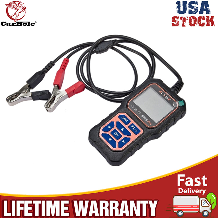 New Car Battery Automotive Load Test, QR Cloud Report (No App) For Car Truck RV