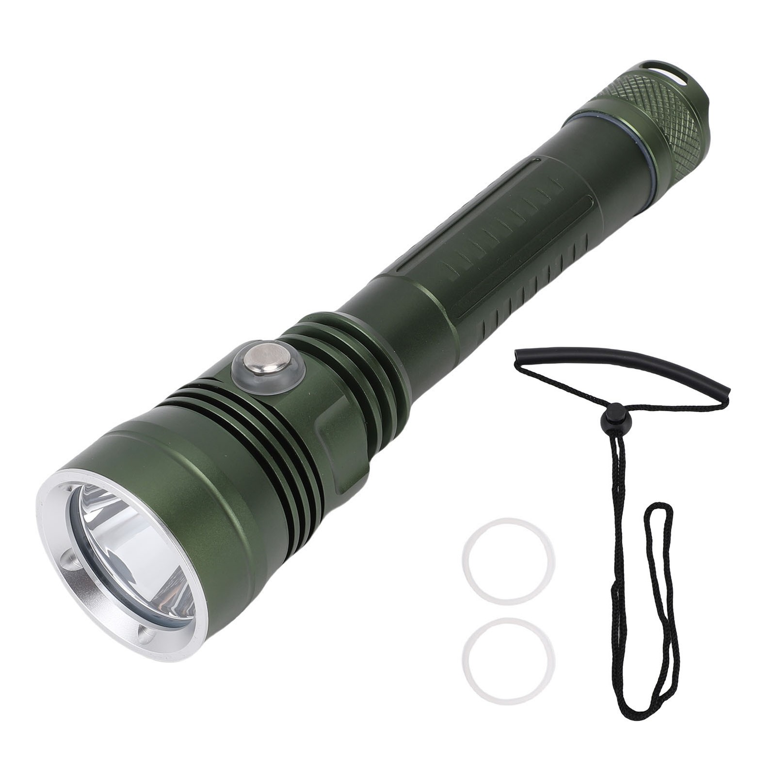 Dive Torch Diving Flashlight 80m Water Proof For Underwater Salvage