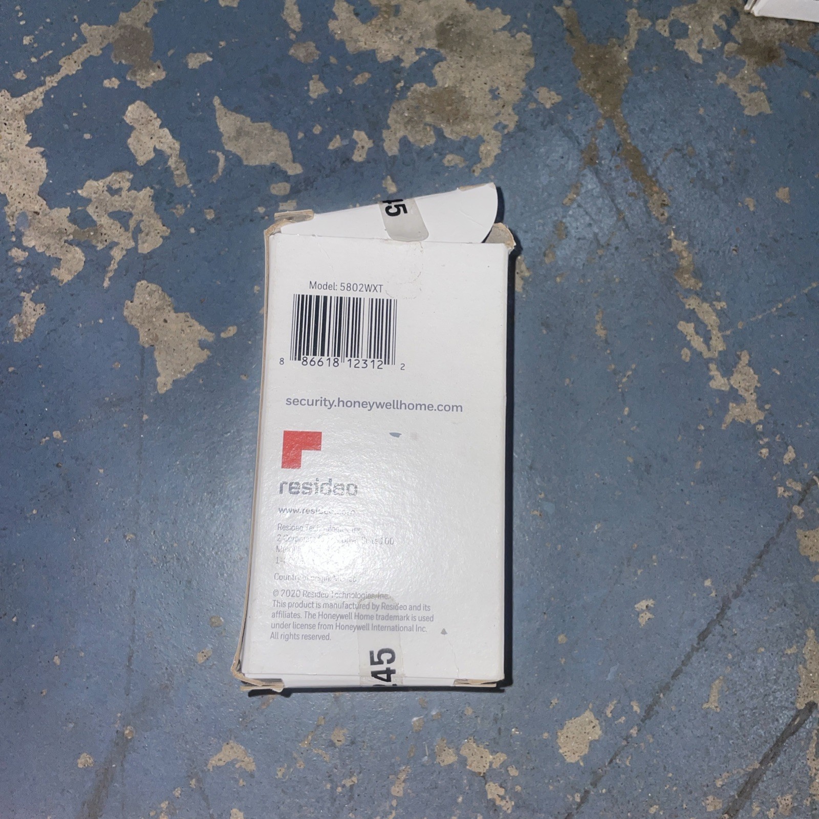 Honeywell 5802WXT Single-Button Wireless Personal Panic Transmitter - White