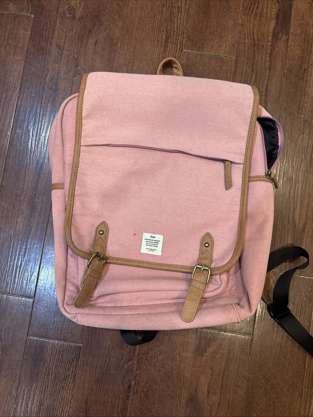 TYPO Anything But Ordinary Pink Laptop Backpack