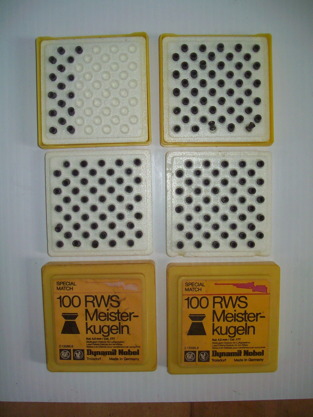 RWS Meisterkugeln Special Match .177 Caliber 166 Count - NOS - Made in Germany