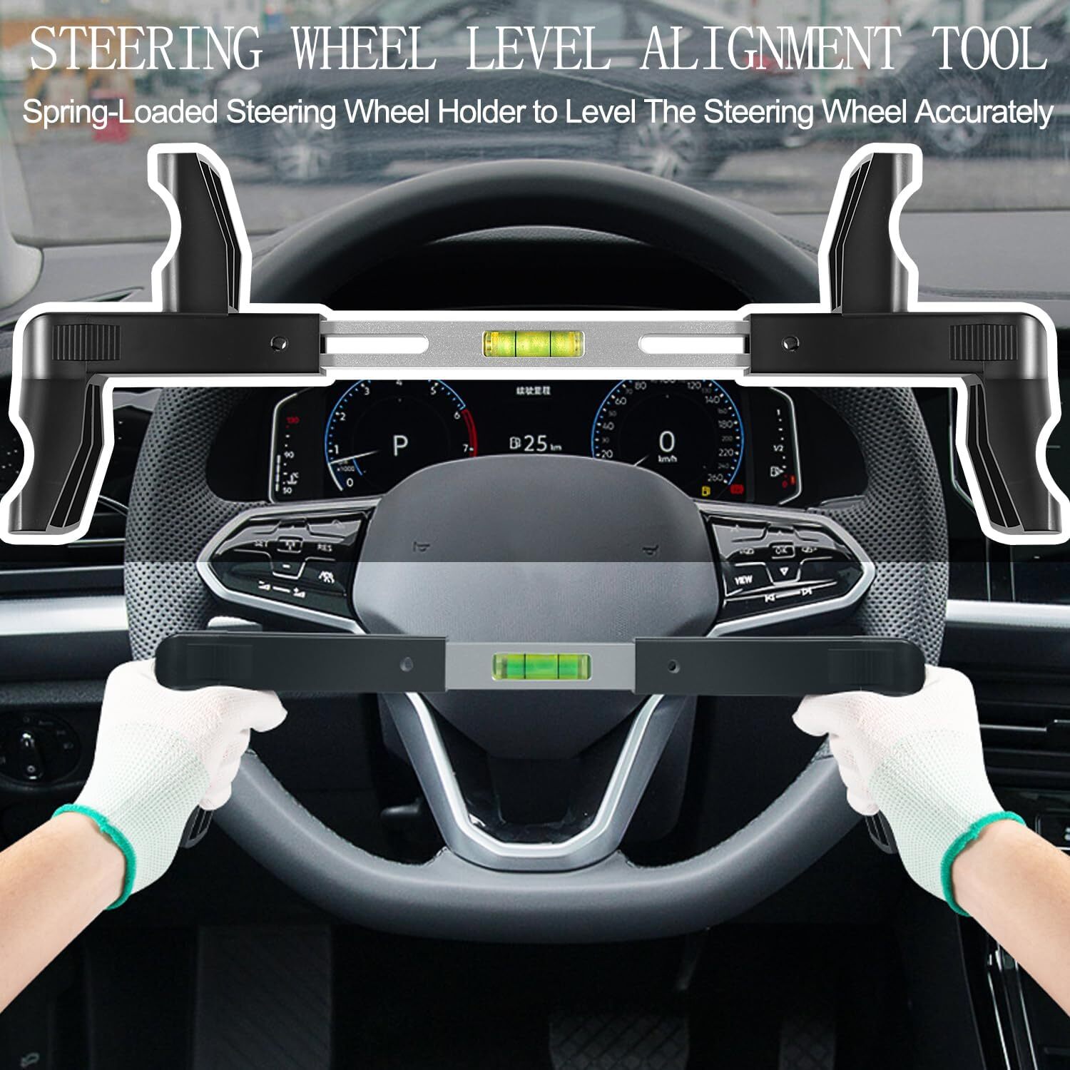 ATD-3100 Steering Wheel Level Alignment Tool for Spring-Loaded Steering Wheel