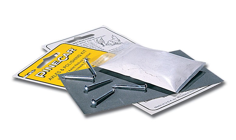PineCar P359 Axles & Polishing Kit