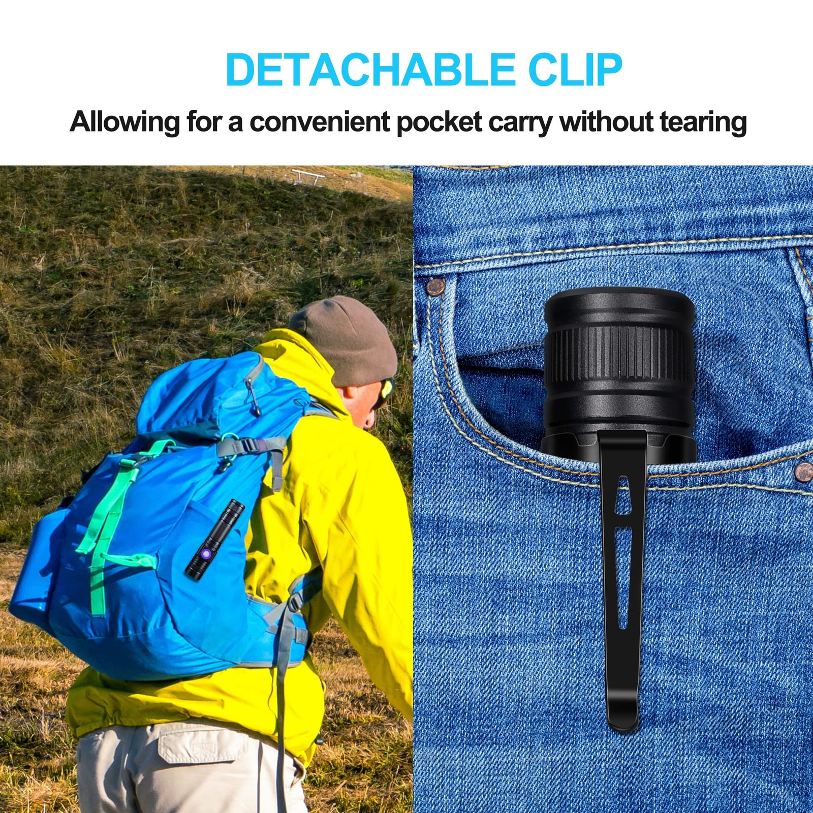 DARKBEAM LED Flashlights A300-White light, A300 White Light - 2 PACK