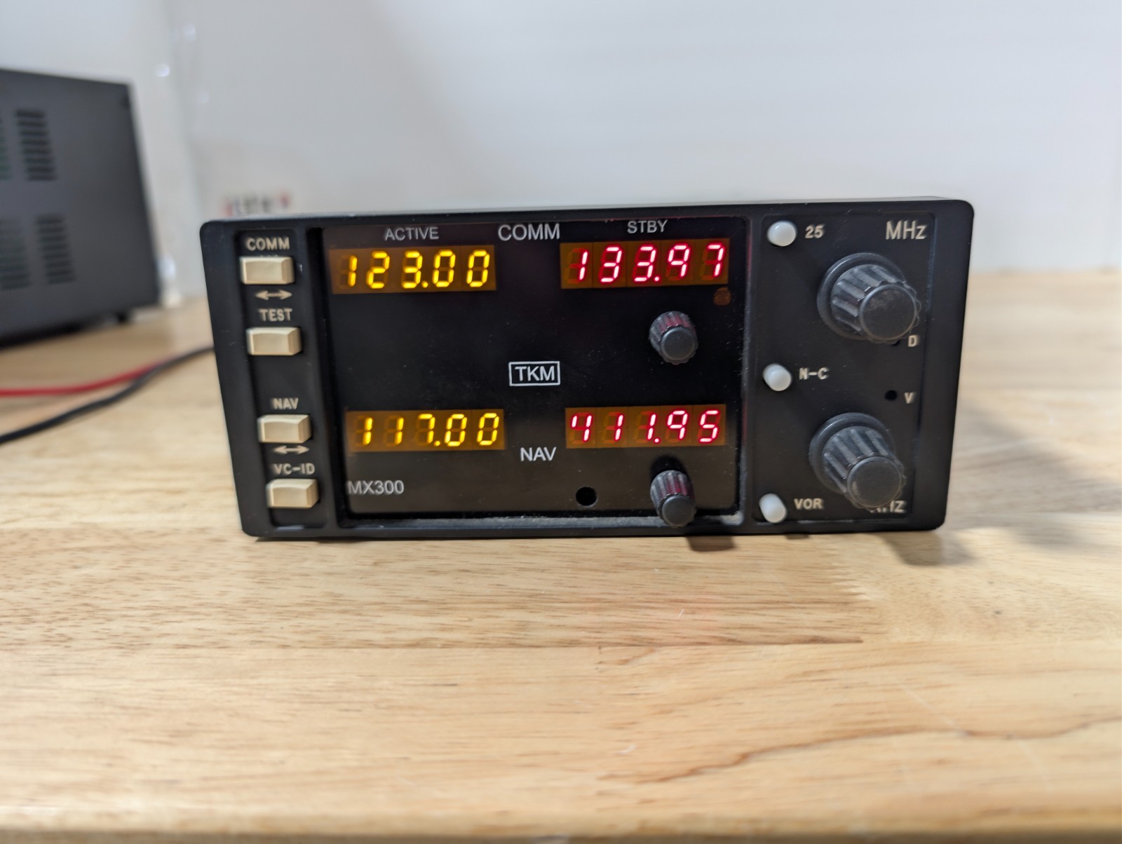 TKM MX 300 Nav Com Radio with tray, 14V