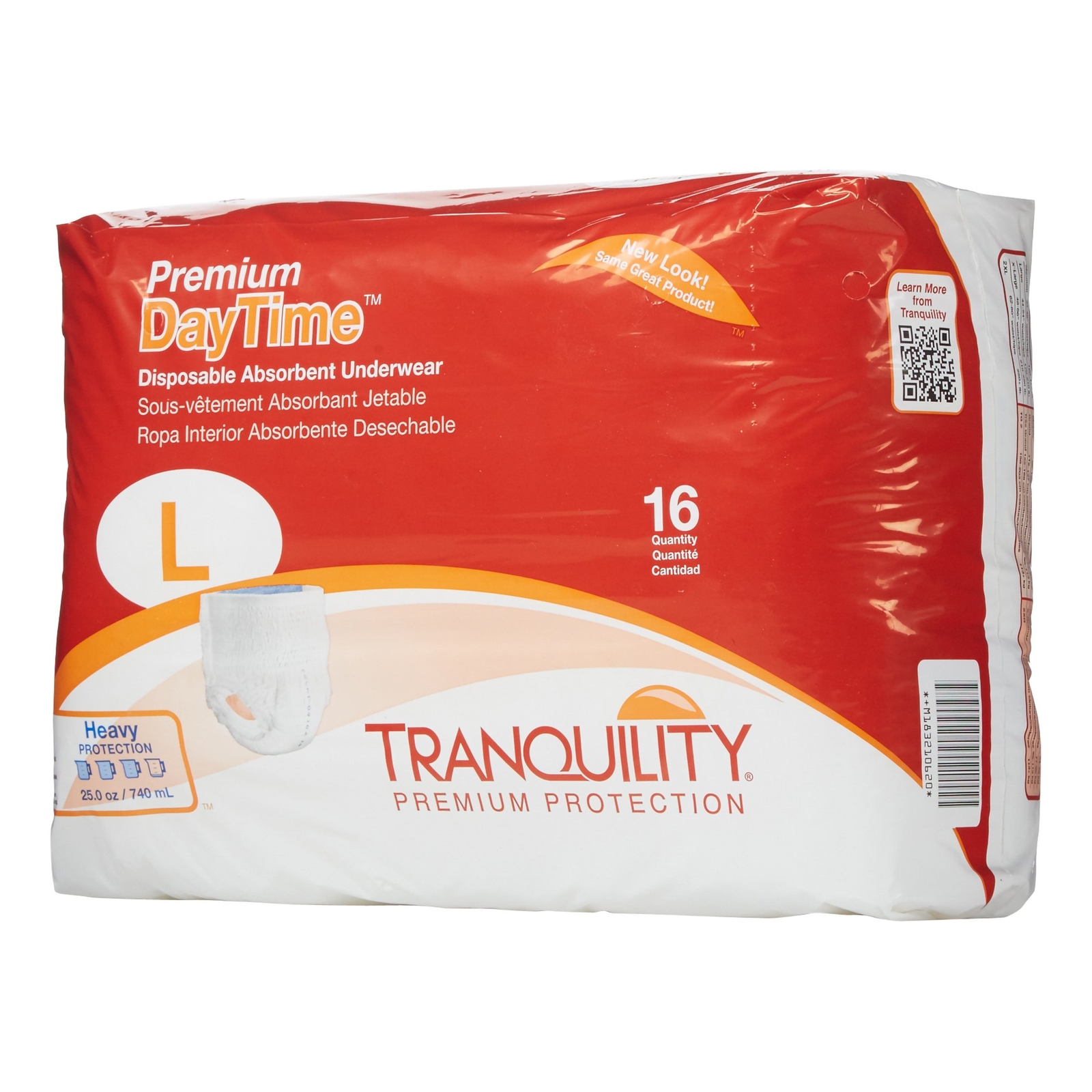 Tranquility Disposable Underwear Large Heavy 64 Ct