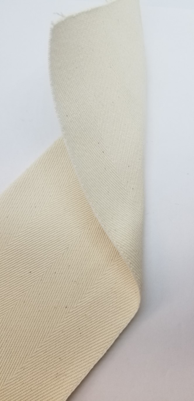 4" Twill Tape Tambour Roll Door Webbing Backing Shrunk Cotton Cloth Desk Flex