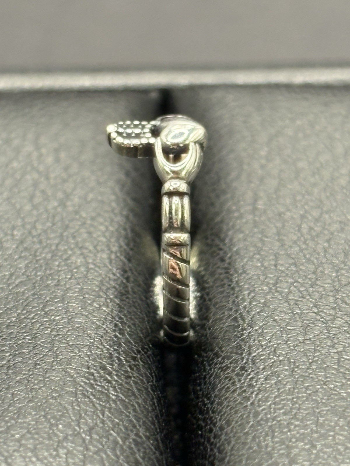 New Condition Sterling Silver Claddagh Toe Ring 925 G13